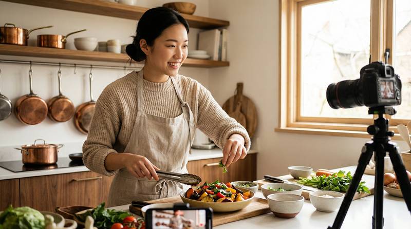 国产自拍美食视频制作